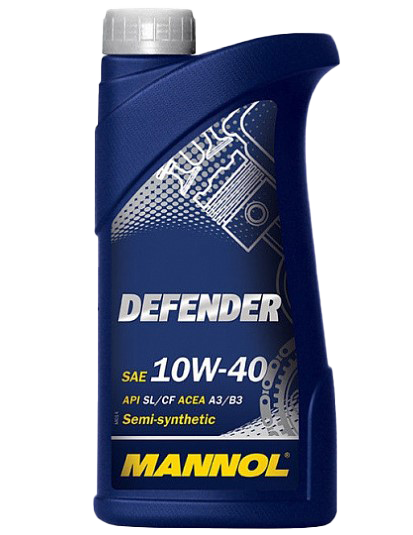 Моторное масло Mannol DEFENDER 10W-40, 1л